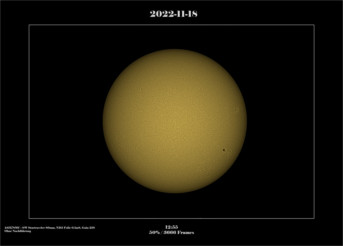 Sonne 2022.11.18 12:55
