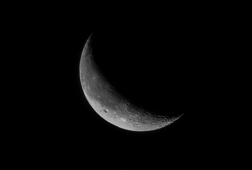 Mond am 19.11.2022 (27%, abnehmend) mit der Vaonis Stellina