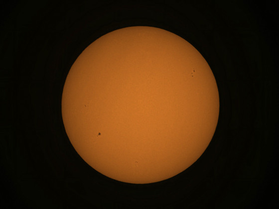 Meine erste Sonne mit dem Stellina-Sonnenfilter (19.11.2022)