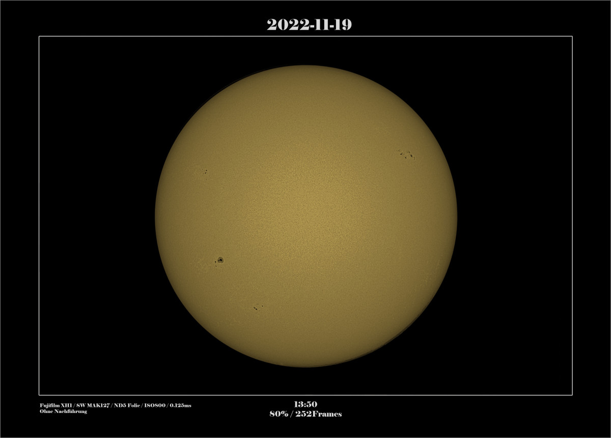 Sonne, 2022-11-19