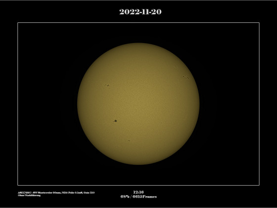 Sonne, 2022-11-20