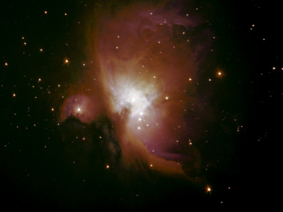 M42 Orion Nebel, heute neu ohne Eiersterne