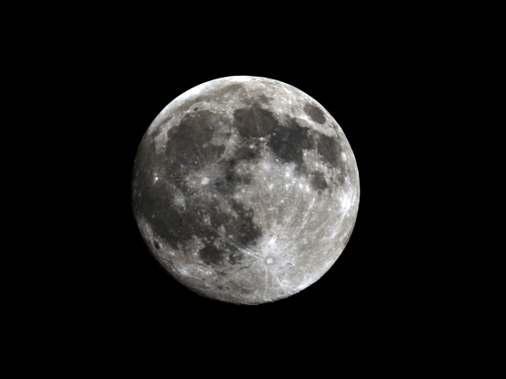 Mond vom 16. April 2022