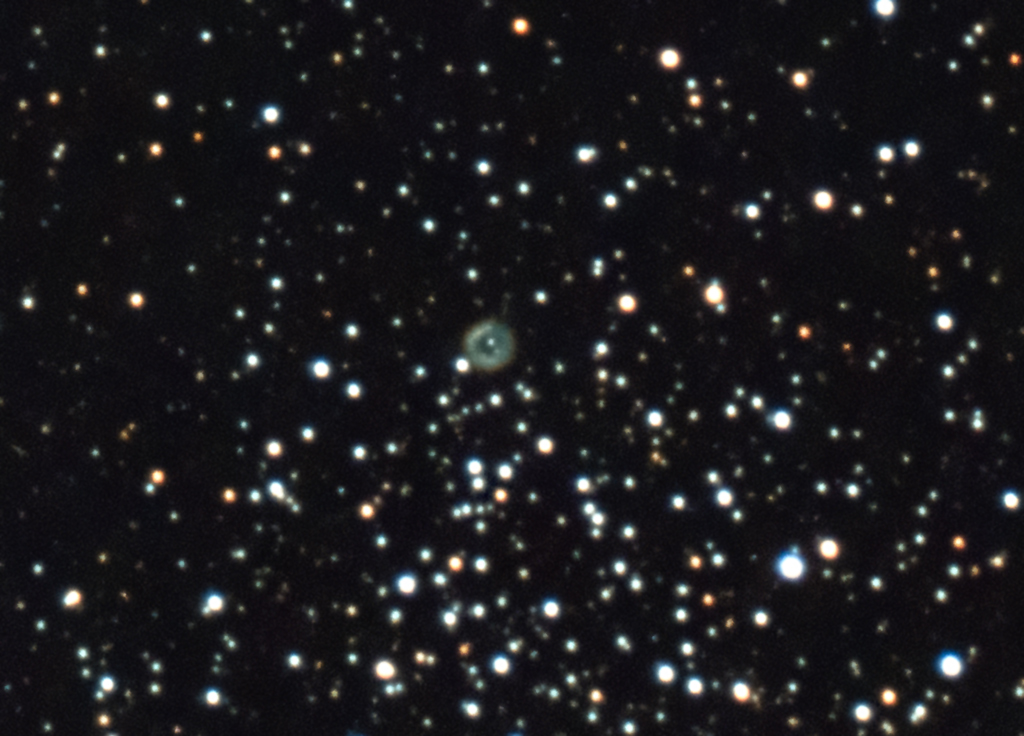 NGC2438 Planetarischer Nebel (crop) mit der Vaonis Stellina