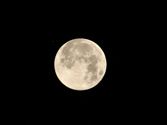 Marsbedeckung durch Mond 08.12.22 vor Beginn der Bedeckung