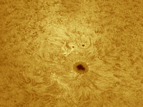 Sonne in H-Alpha - AR2882 - 13.10.2021