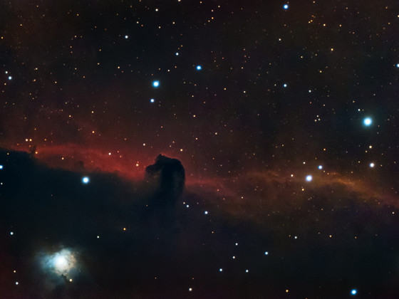 IC434 Pferdekopf-Nebel mit der Vaonis Stellina