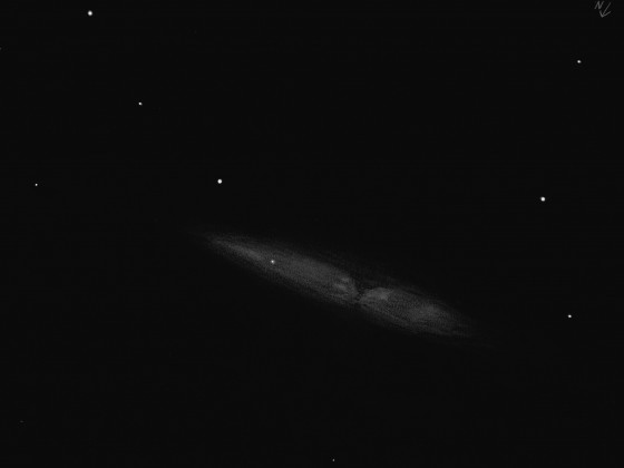 M 82+SN2014J mit 16", 200x, GG: 6m0, 1/2014