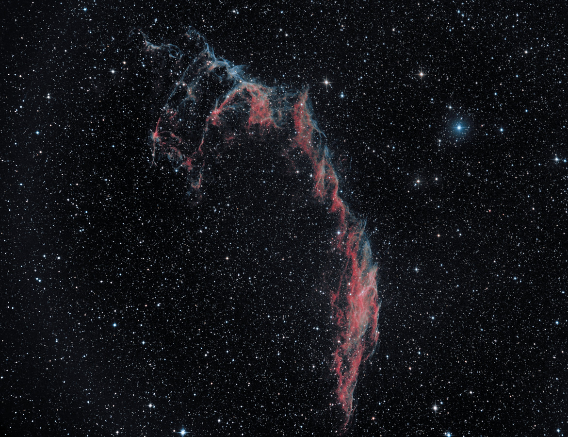 Östlicher Cirrusnebel NGC 6992/95 mit IC 1340