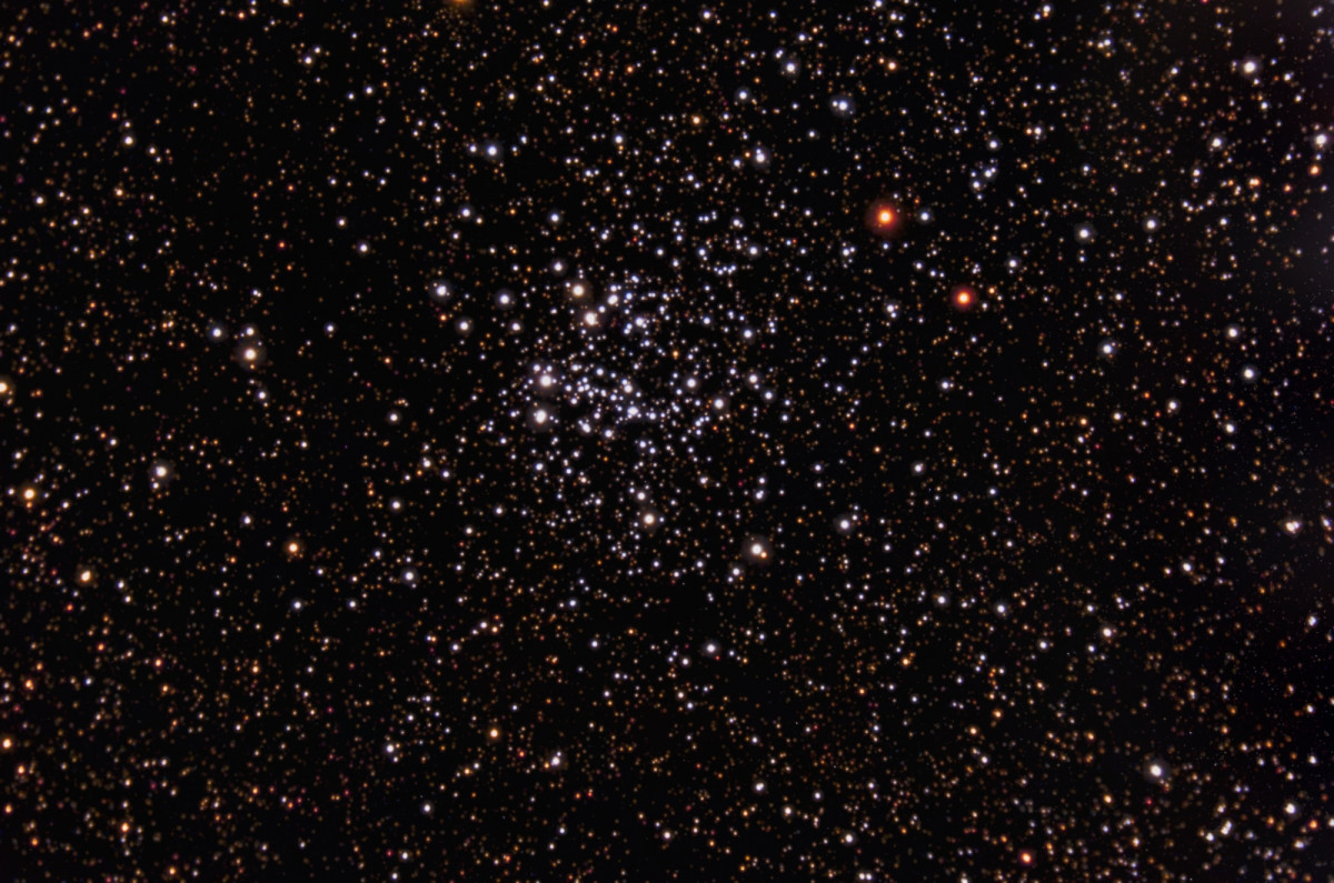alte Aufnahme des Sternhaufens NGC 663 in Cassiopeia vom 24.09.2016 mit dem C9.25 bei 1525 mm; Canon 1100da; 18x4 min;