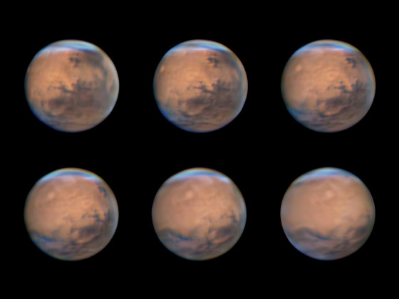 Mars - 6 Ansichten in 5 Stunden