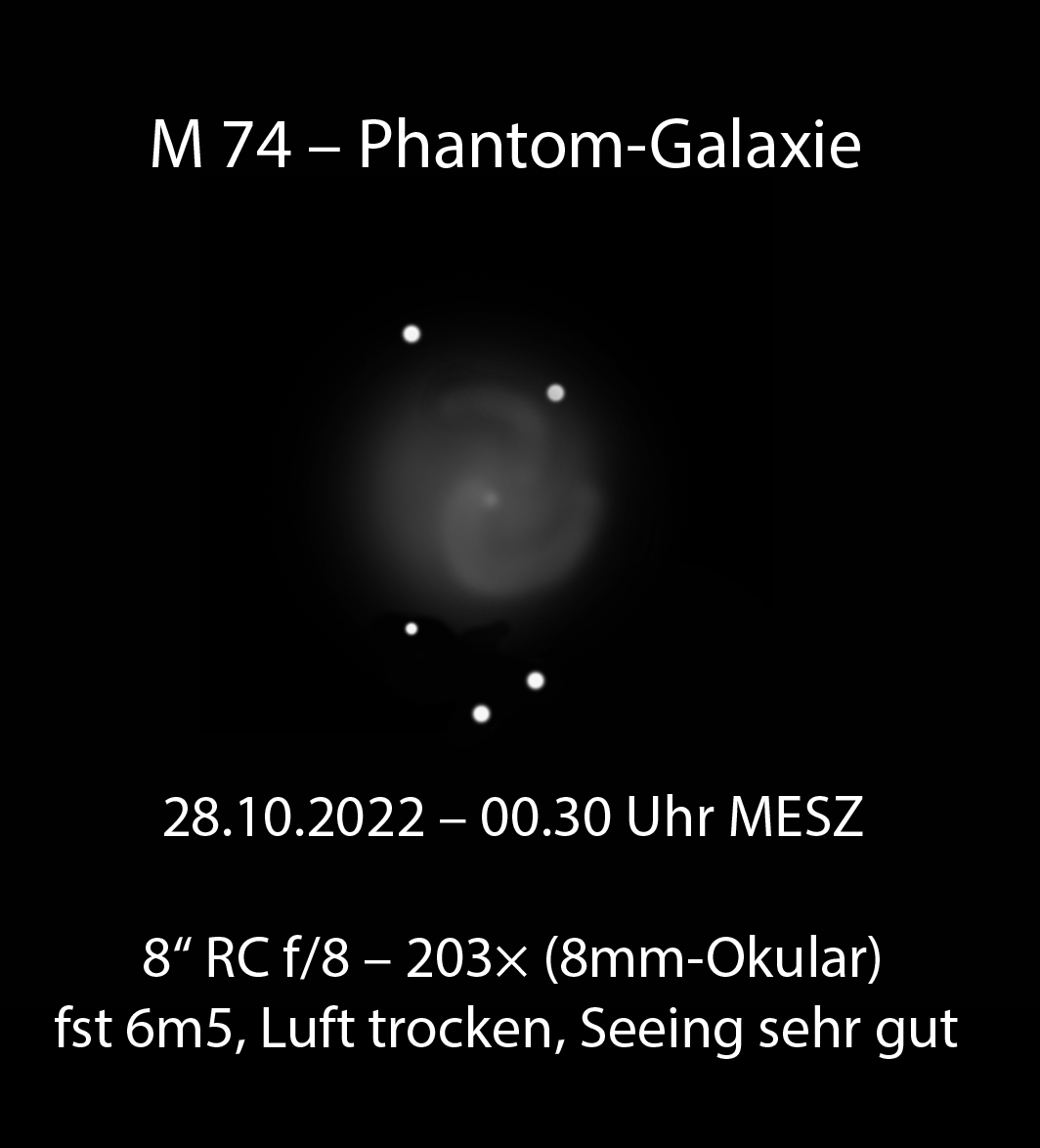 Messier 74 – die Phantomgalaxie