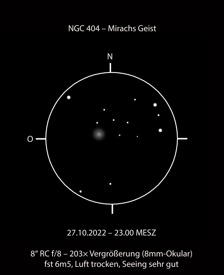 NGC 404 – Mirachs Geist