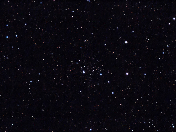 NGC957 offener Sternhaufen mit der Vaonis Stellina