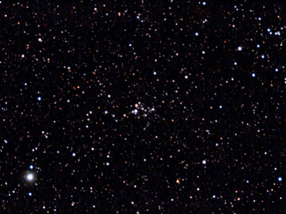 NGC7235 offener Sternhaufen mit der Vaonis Stellina