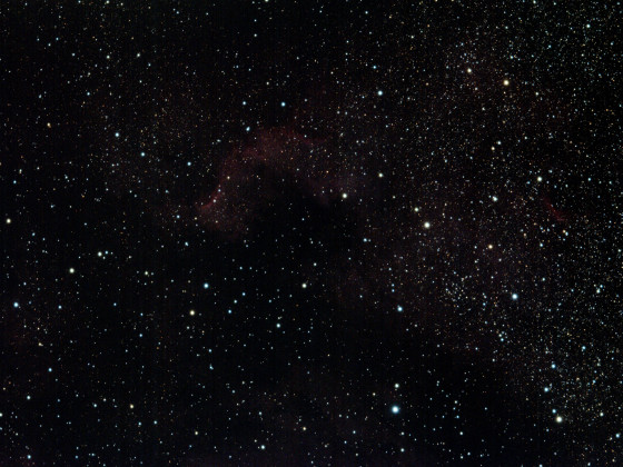 NGC7000 mit 43min Belichtungszeit