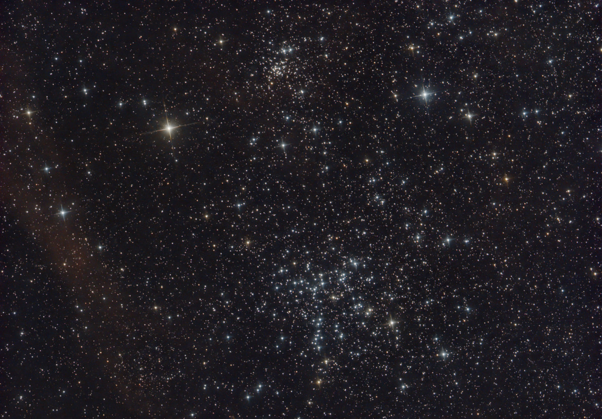 M38 und NGC 1907 kurz Belichtet