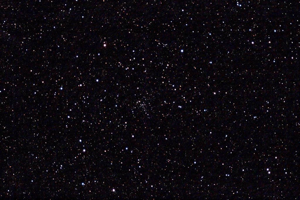 NGC103 offener Sternhaufen mit der Vaonis Stellina