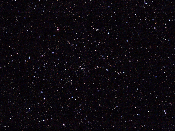 NGC103 offener Sternhaufen mit der Vaonis Stellina