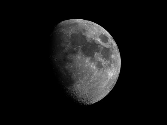 Mond (zunehmend, 73%) am 30.01.2023 mit der Vaonis Stellina
