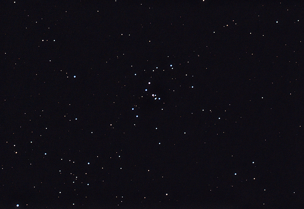 NGC1662 / Collinder 55 offener Sternhaufen mit der Vaonis Stellina