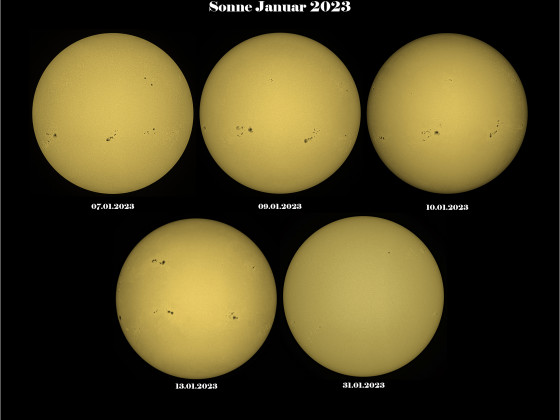 Sonne Januar 2023