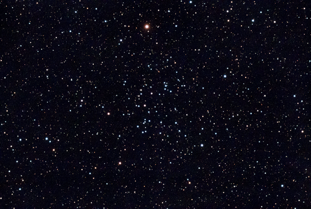 NGC7209 / Mel 238 Sterneidechsen-Haufen mit der Vaonis Stellina