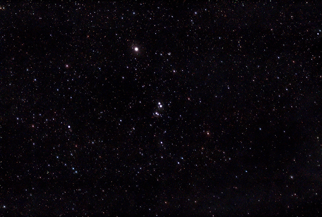 NGC6871 offener Sternhaufen mit der Vaonis Stellina
