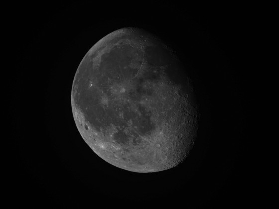 Mond (abnehmend, 84%) am 10.02.2023 - aufgenommen mit der Vaonis Stellina