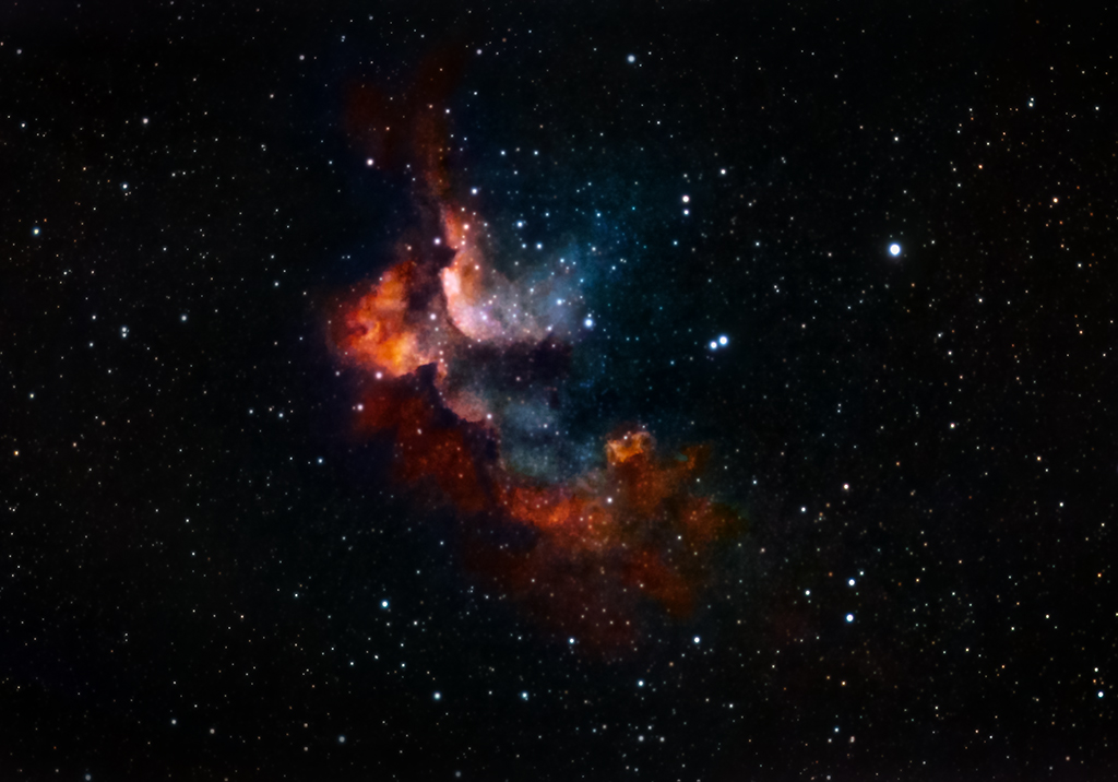 NGC7380 Kombi Newton 203/1000 und Stellina