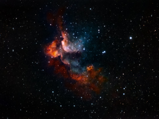 NGC7380 Kombi Newton 203/1000 und Stellina
