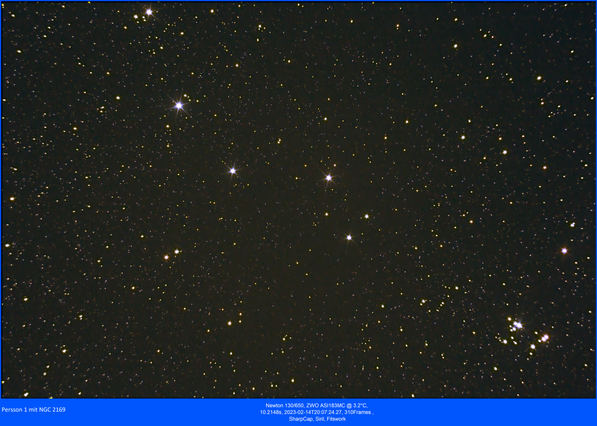 Persson 1 mit NGC 2169