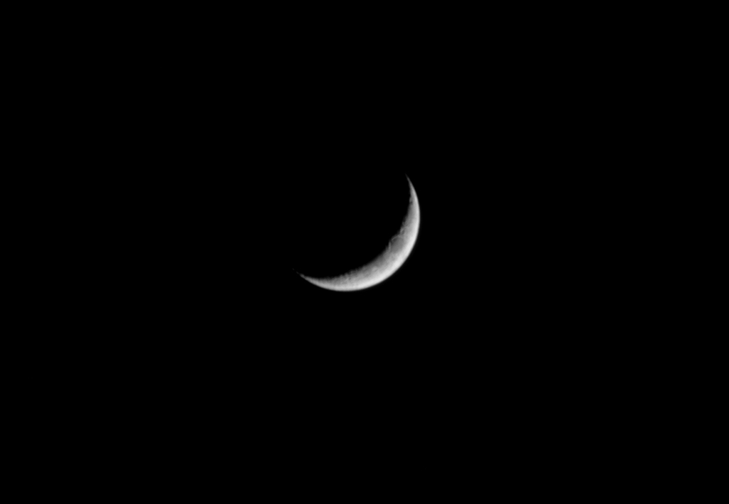 Mond (10%, zunehmend) am 23.02.2023