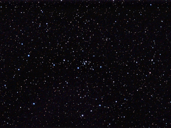 NGC2186 Offener Sternhaufen mit der Vaonis Stellina