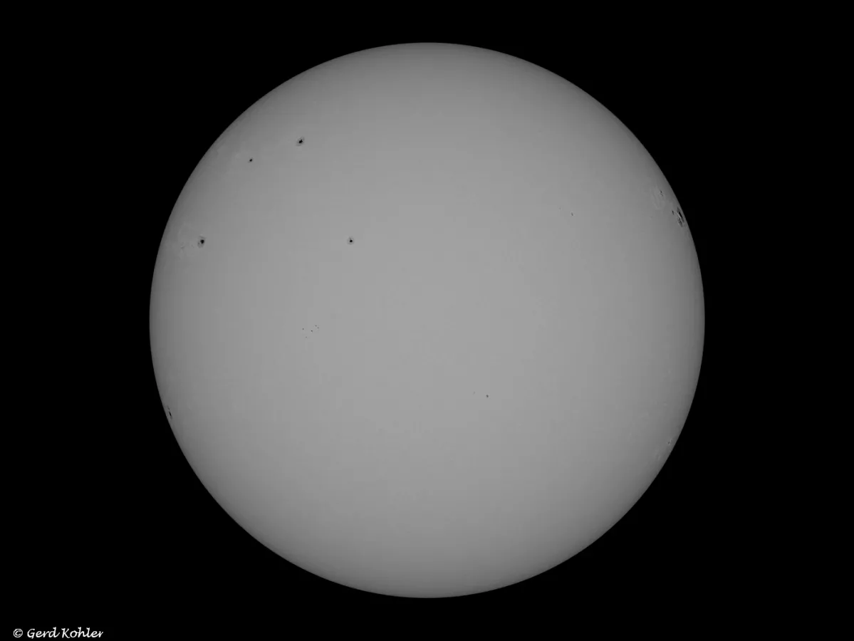 Die Sonne vom 3. März 2023