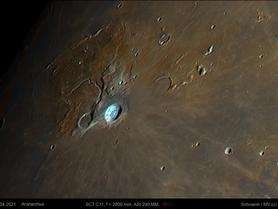 Krater Aristarchus am 24.04.2021
