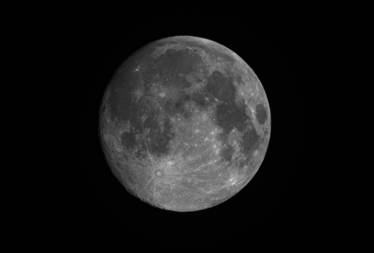 Mond (zunehmend, 96%) am 06.03.2023 |3:30Uhr MEZ mit der Vaonis Stellina