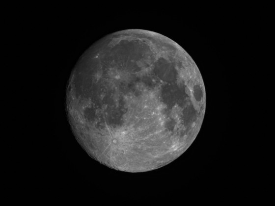 Mond (zunehmend, 96%) am 06.03.2023 |3:30Uhr MEZ mit der Vaonis Stellina