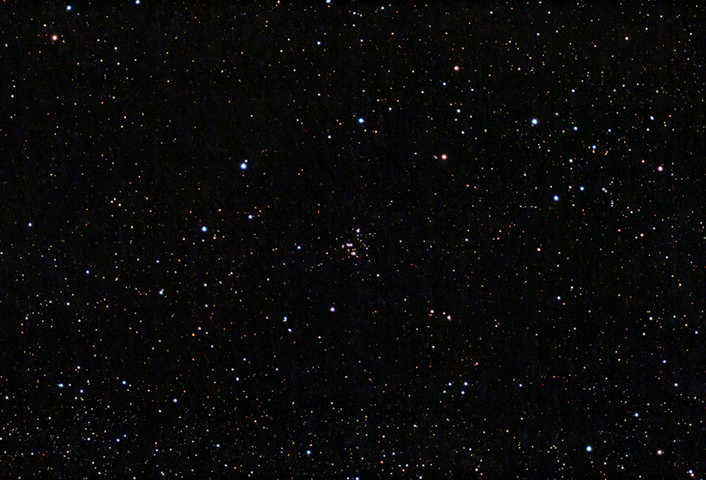NGC366 Offener Sternhaufen mit der Vaonis Stellina