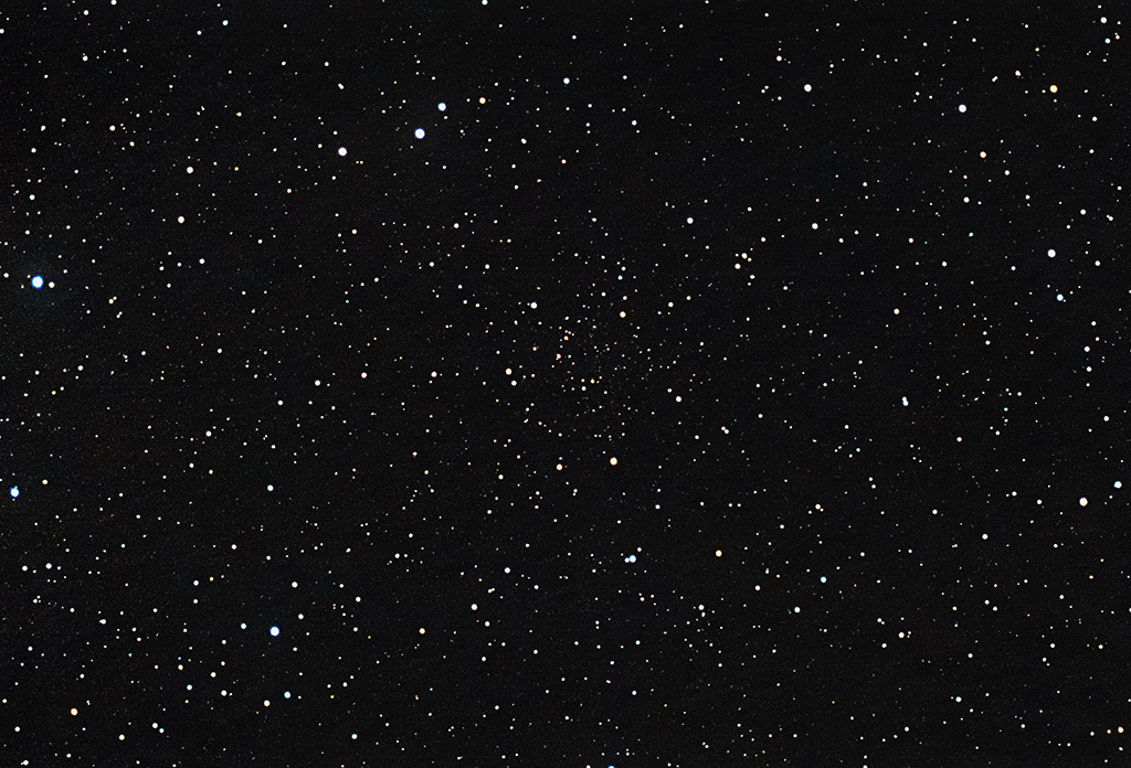 NGC2141 offener Sternhaufen mit der Vaonis Stellina