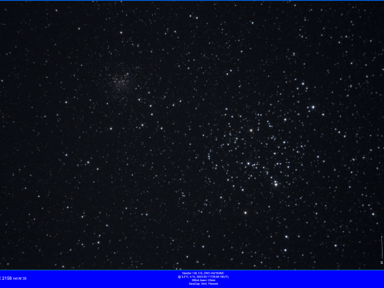 NGC 2158 mit M35