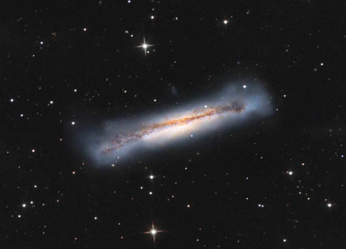 NGC 3628 - Hamburger Galaxie