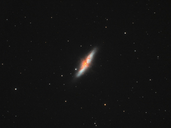M82 - nur 36 min Belichtungszeit