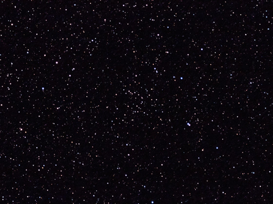 NGC2479 offener Sternhaufen mit der Vaonis Stellina