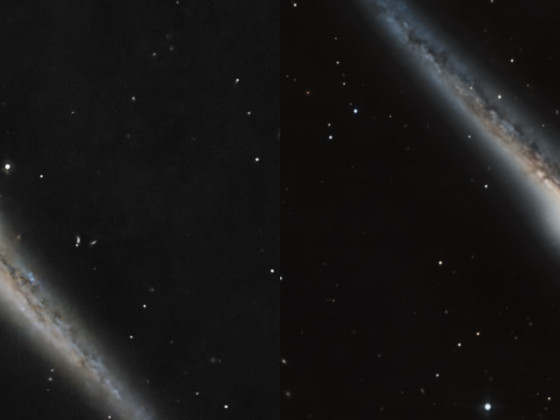 NGC4565 - Direktvergleich