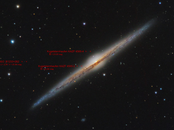 NGC 4565 - Kugelsternhaufen