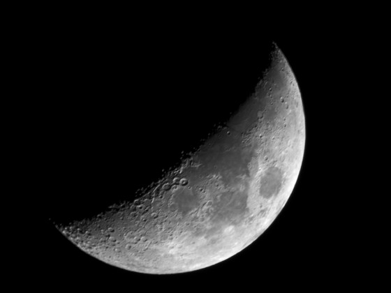 Mond (zunehmend) am 27.03.2023 gegen 23:00