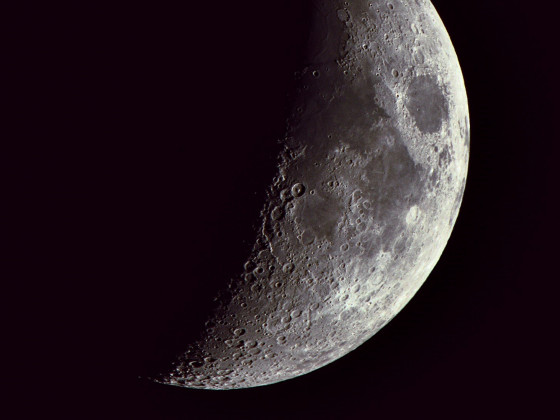 Mond - am 27.03.23 - zunehmende Mondsichel