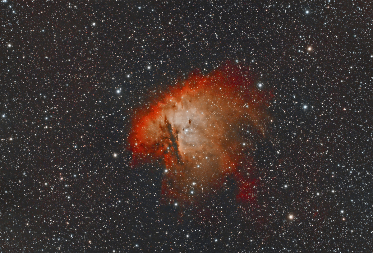 NGC281 Pacman-Nebel
