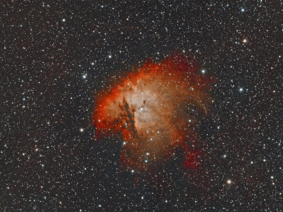 NGC281 Pacman-Nebel